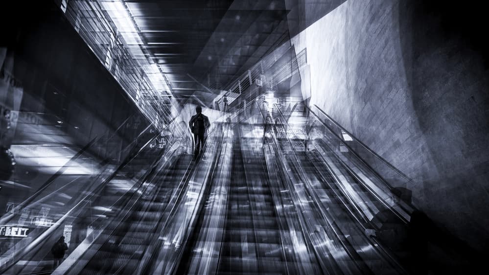 Dynamic Urban Ascent by Nicodemo Quaglia — canvas wall art