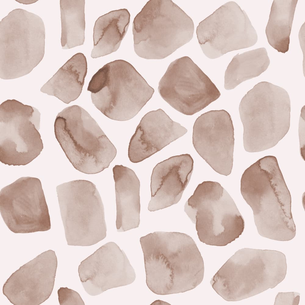 Earthy Watercolor Shapes by Irene Demetri — canvas wall art