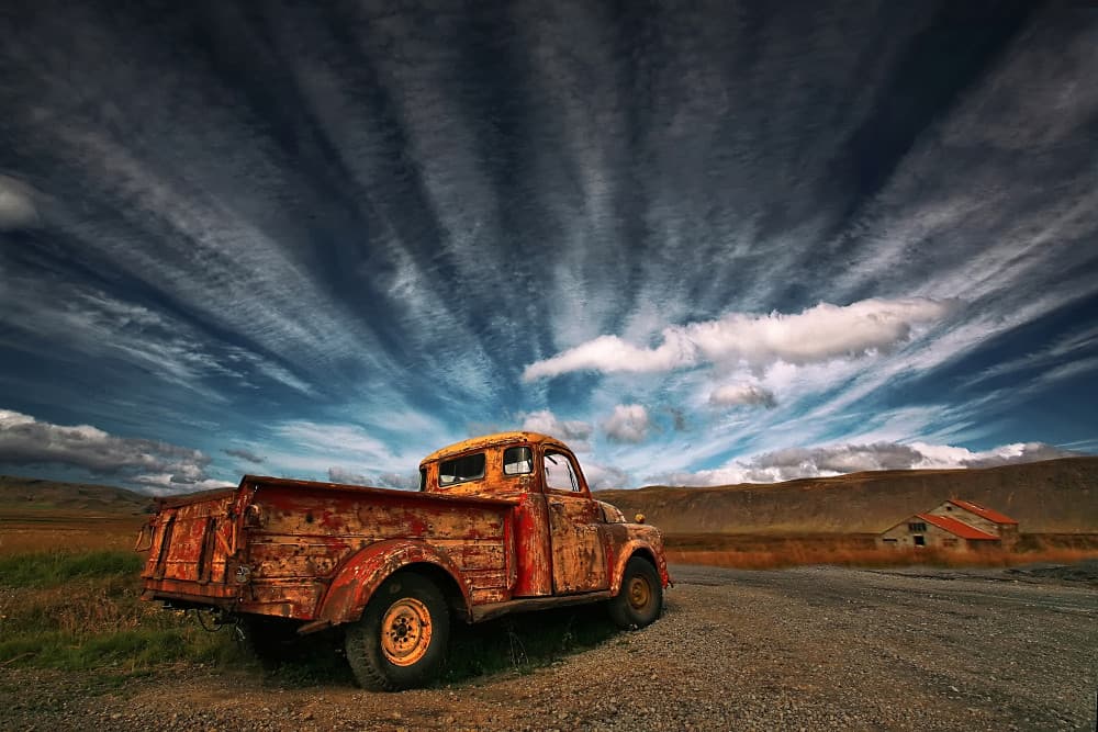 Abandoned Rusty Truck by Þorsteinn H. Ingibergsson — canvas wall art