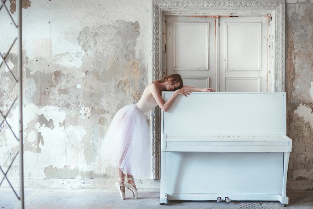 Ballerina's Quiet Moment by Ruslan Bolgov — canvas wall art