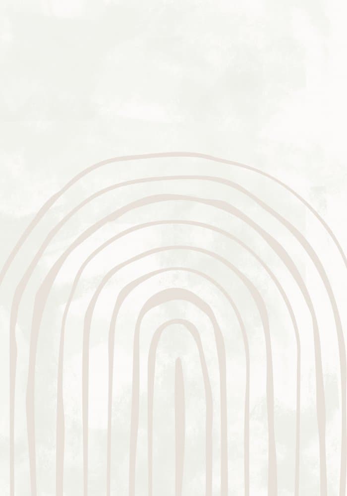 Neutral Rainbow Arches by Pictufy Studio II — canvas wall art