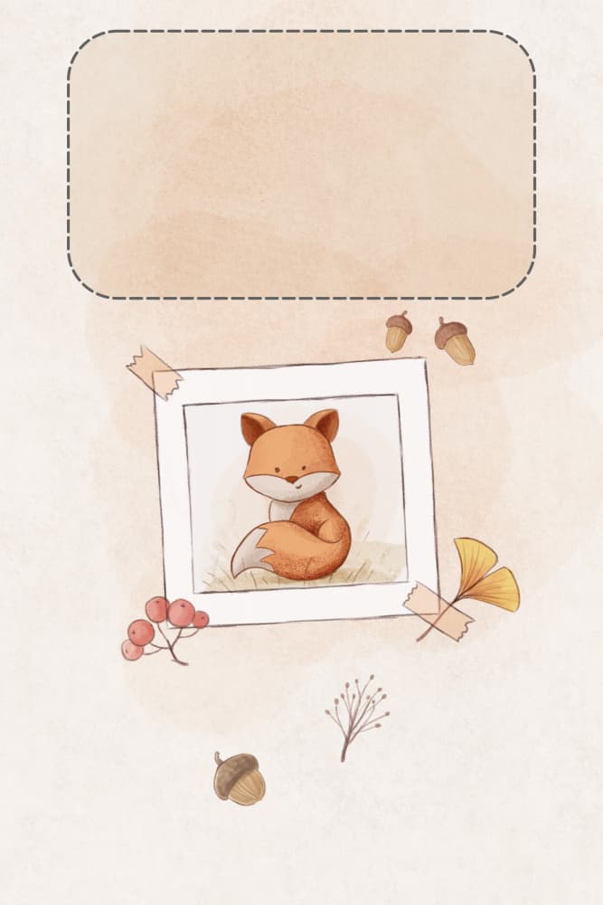 Cozy Autumn Fox by Xuan Thai — canvas wall art