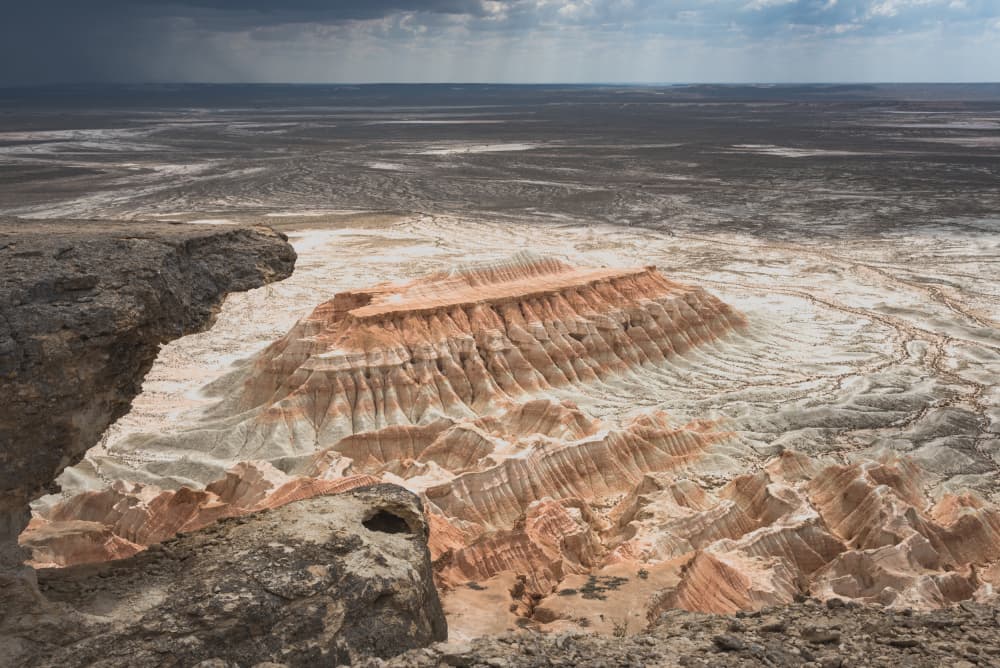Dramatic Desert Overlook by Photolovers — canvas wall art
