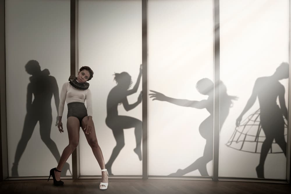Dancer Among Shadows by Christine von Diepenbroek — canvas wall art