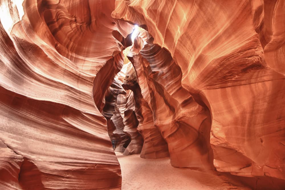 Golden Slot Canyon Walls by Andrea Izzotti — canvas wall art