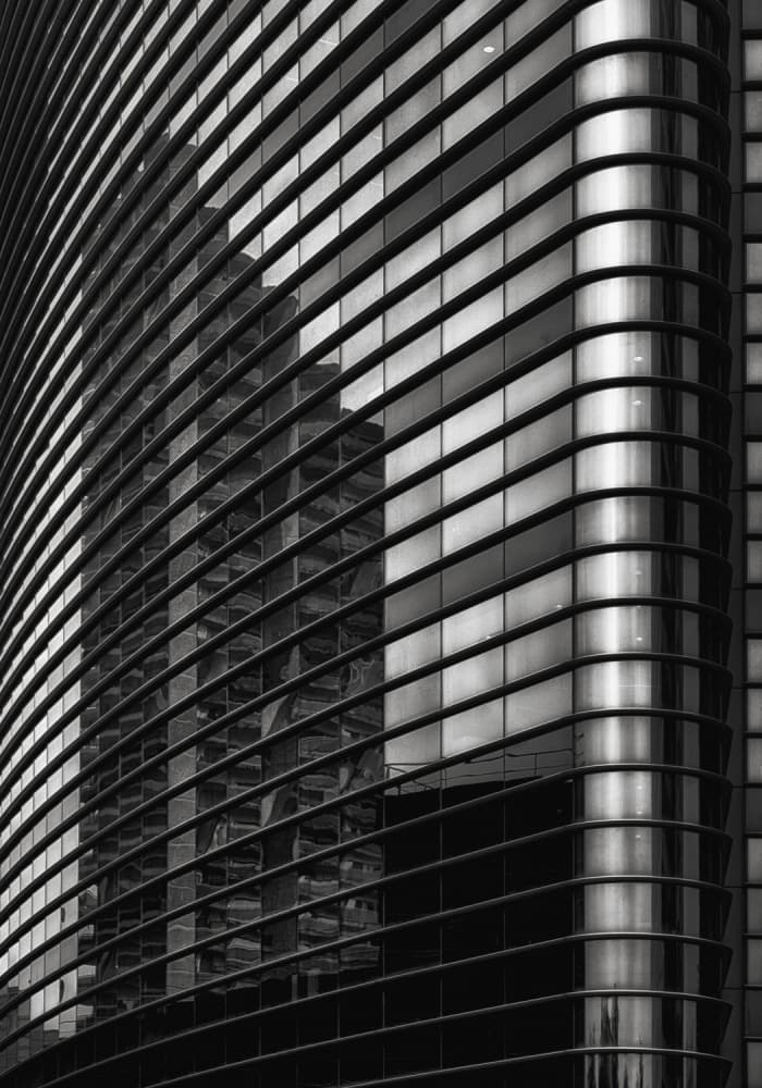 Modern Glass Curves by Yvette Depaepe — canvas wall art