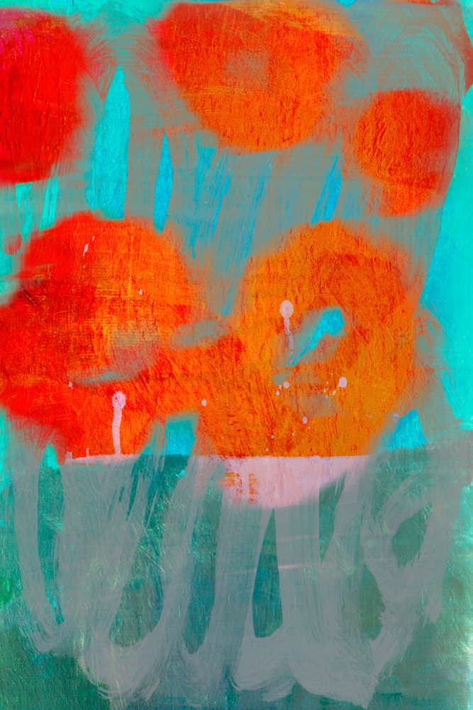 Vibrant Abstract Forms by Diana Jahns — canvas wall art