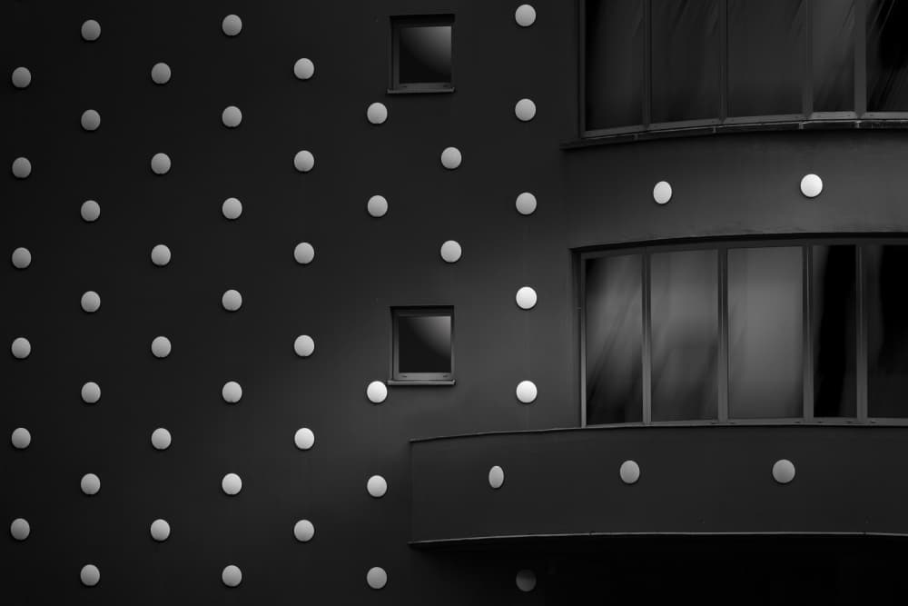 Polka Dot Architecture by Greetje van Son — canvas wall art