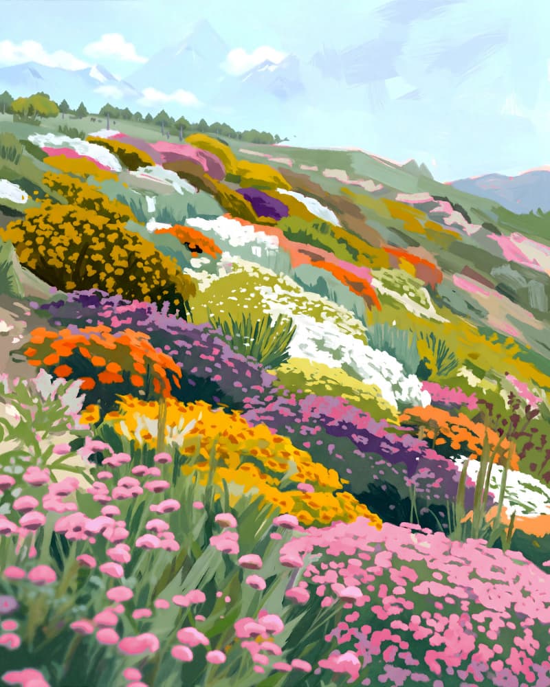 Bloomscape by Uma Gokhale — canvas wall art