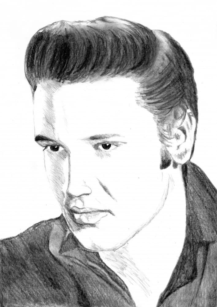 Classic Rocker Portrait by Kulik — canvas wall art