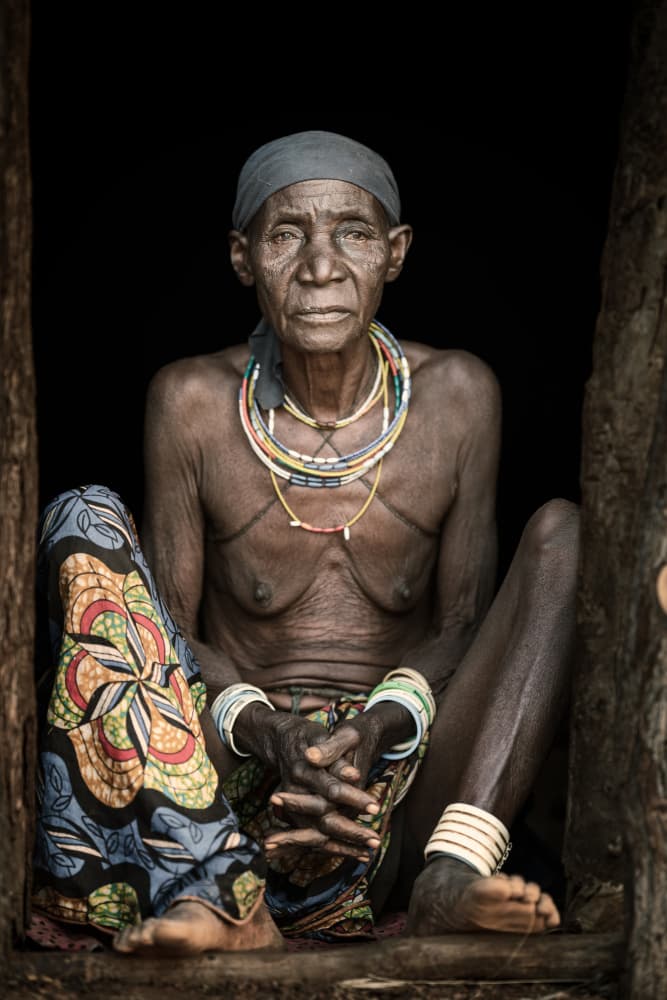 African Elder Portrait by Trevor Cole — canvas wall art