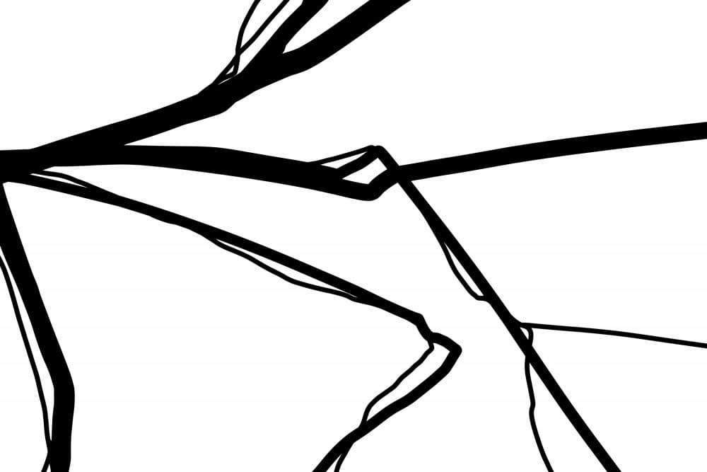 Abstract Lightning Lines by Josie George — canvas wall art