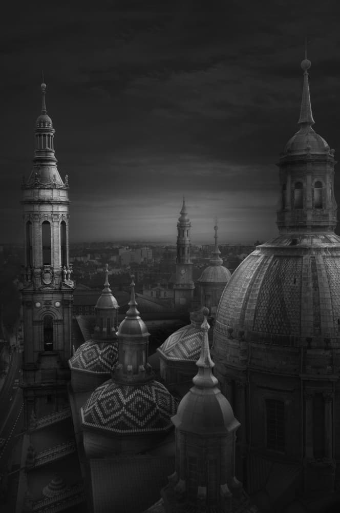 Dramatic Cathedral Spires by Jorge Ruiz Dueso — canvas wall art