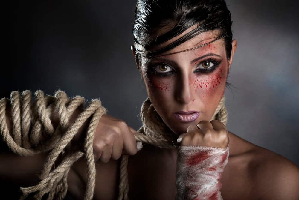 Intense Rope Portrait by Peppe Tambè — canvas wall art