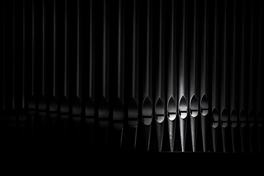 Light and Shadow Pipes by George Digalakis — canvas wall art