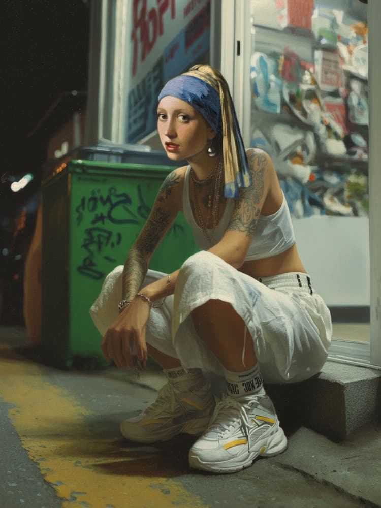 Tattoo Pearl by Dikhotomy — canvas wall art