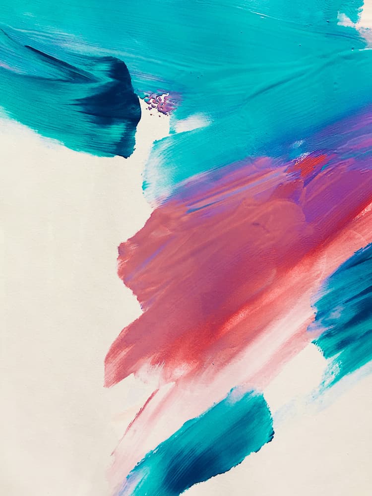 Vibrant Fluid Abstract by Ejaaz Haniff — canvas wall art