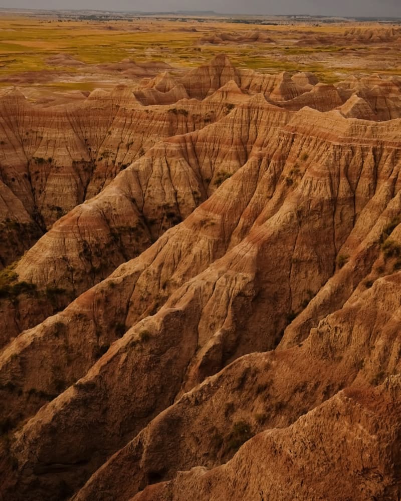 Rugged Badlands Landscape by Del Mundo Imagery — canvas wall art