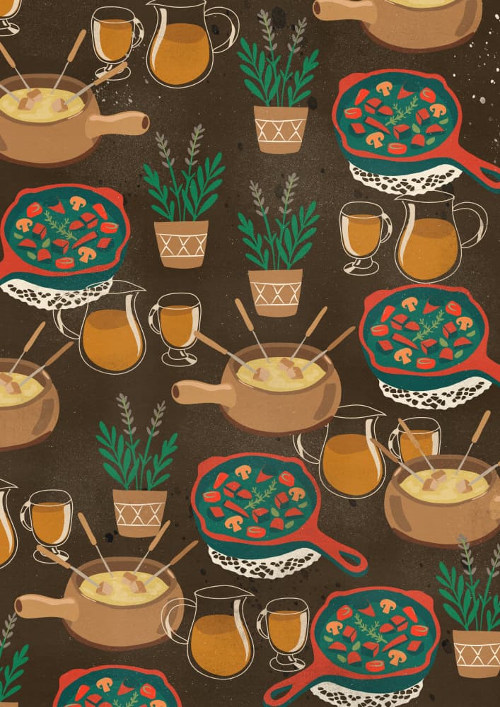 Cozy Kitchen Delights by Nicholas — canvas wall art