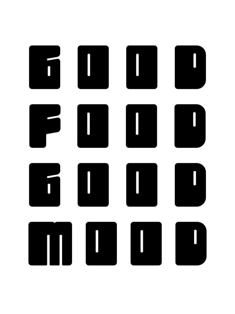 Good Food Good Mood by Andreas Magnusson — canvas wall art