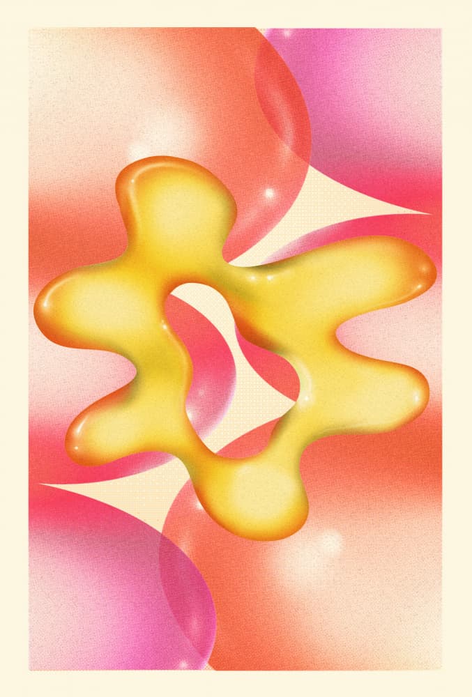 Vibrant Fluid Forms by The Art Concept — canvas wall art