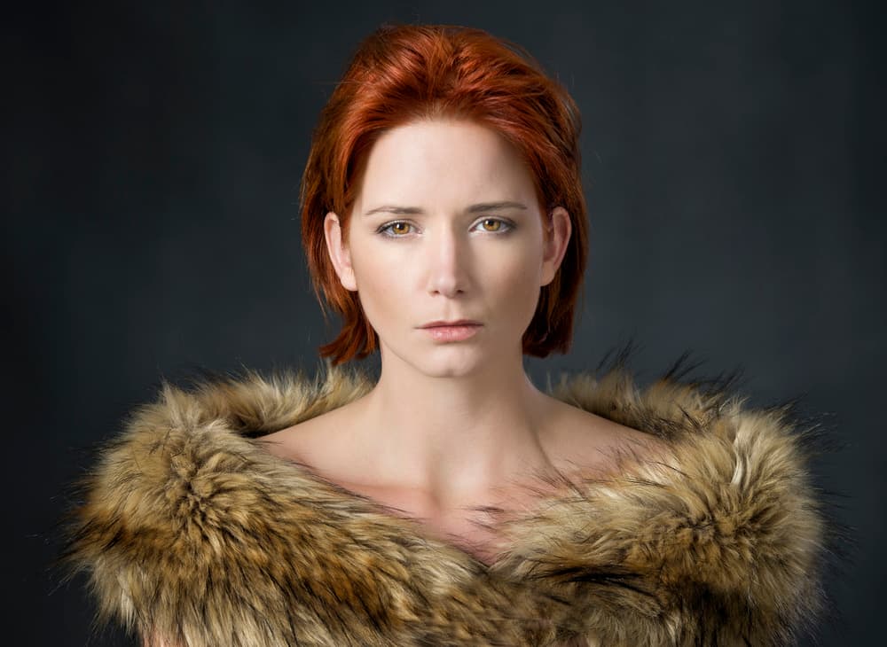 Intense Redhead Portrait by Catchlight Studio — canvas wall art