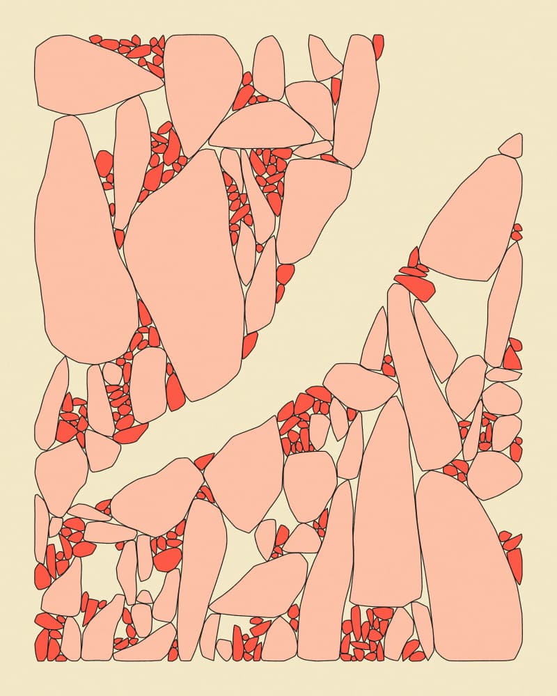 Pieces 2 by Jazzberry Blue — canvas wall art
