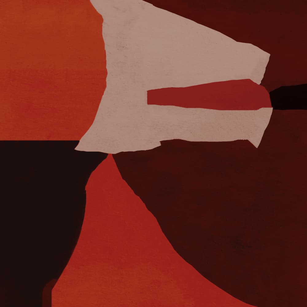 Earthy Abstract Shapes by Treechild — canvas wall art
