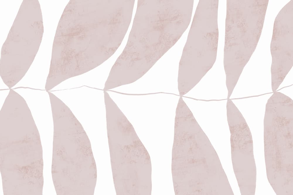 Leaf Patterns in Soft Beige Tones by uplusmestudio — canvas wall art