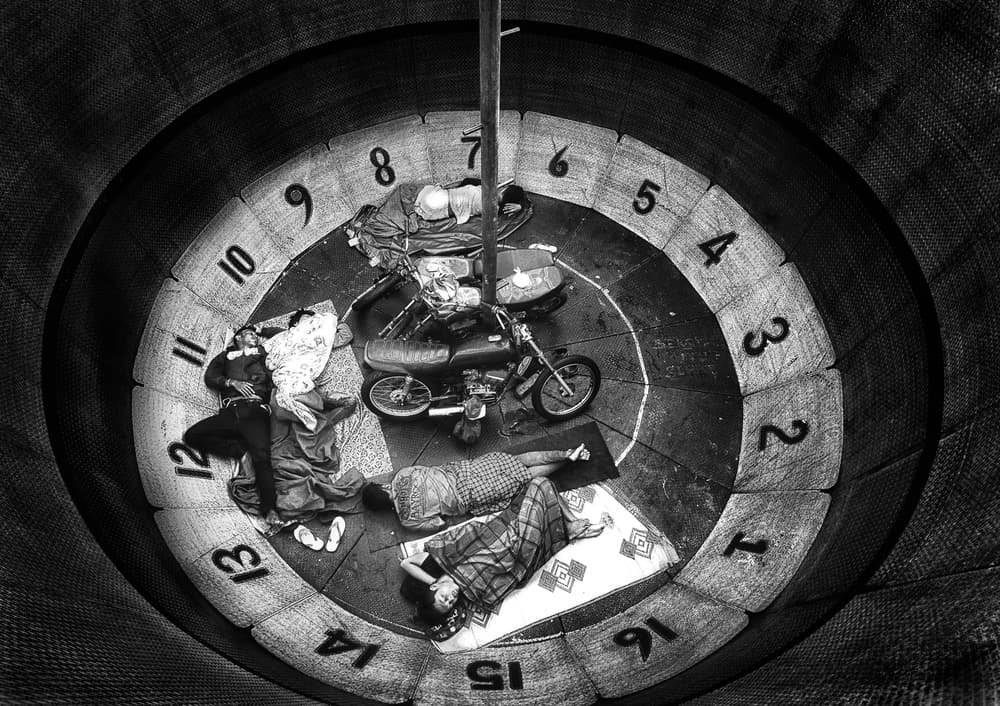 Numbered Circle Slumber by Arief Siswandhono — canvas wall art