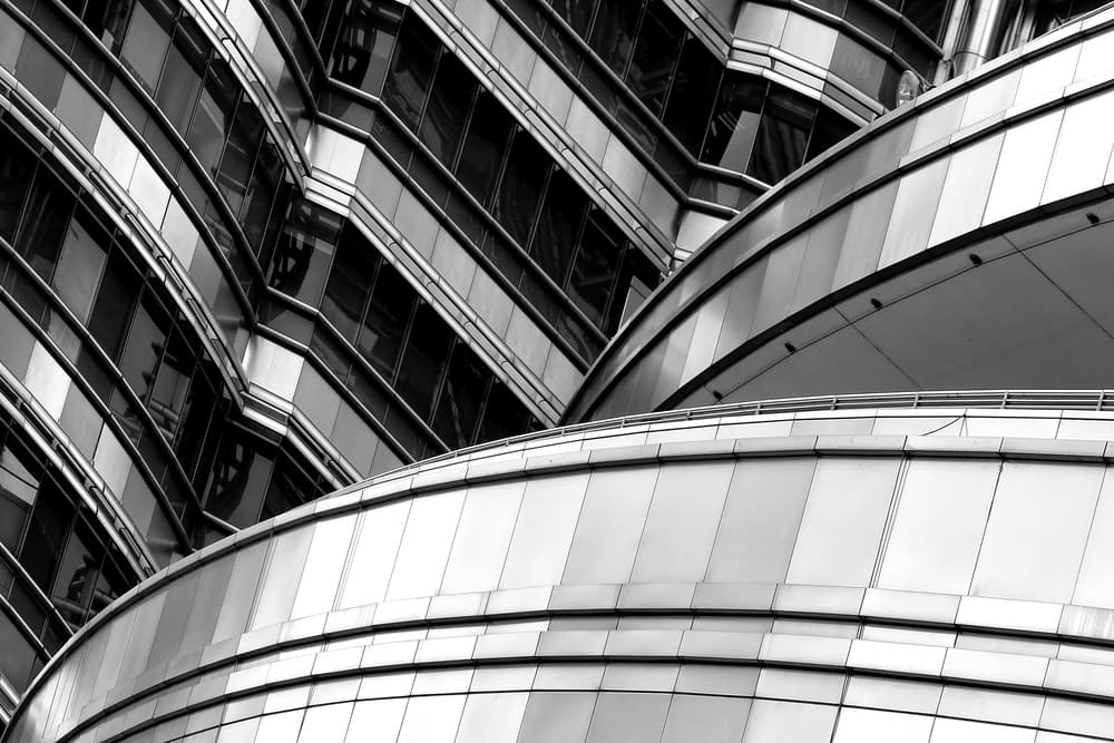 Sleek Urban Geometry by Hans-Wolfgang Hawerkamp — canvas wall art
