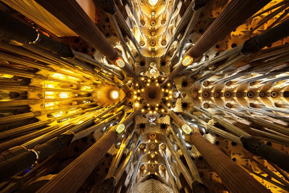 Golden Cathedral Interior by Milan Uhrin AFIAP AZSF — canvas wall art