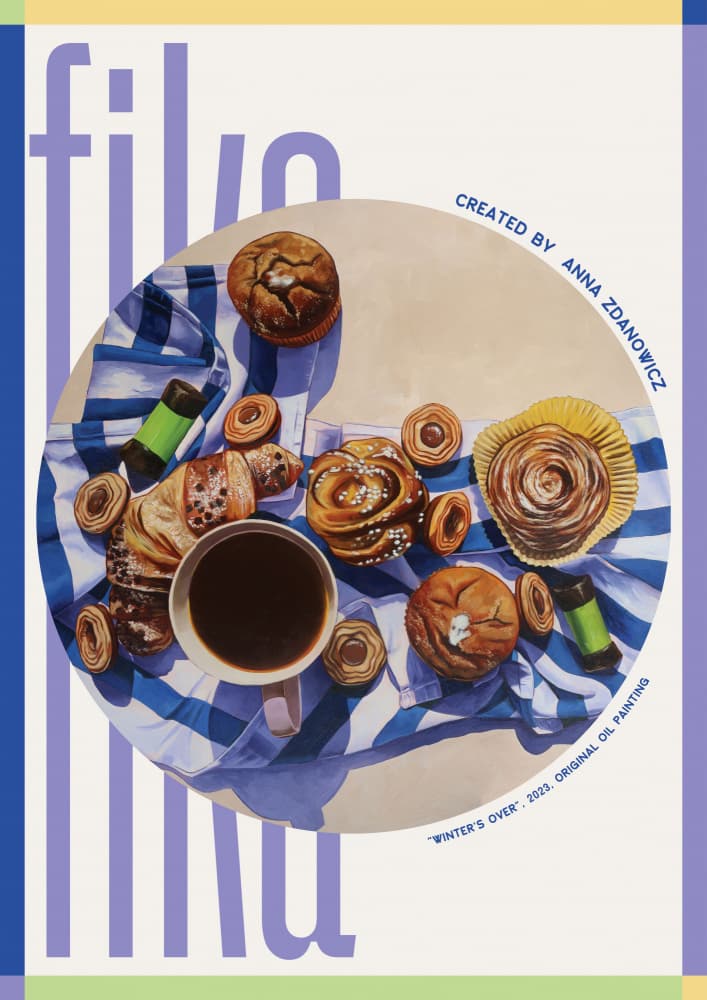 Cozy Morning Pastries by Anna Zdanowicz — canvas wall art