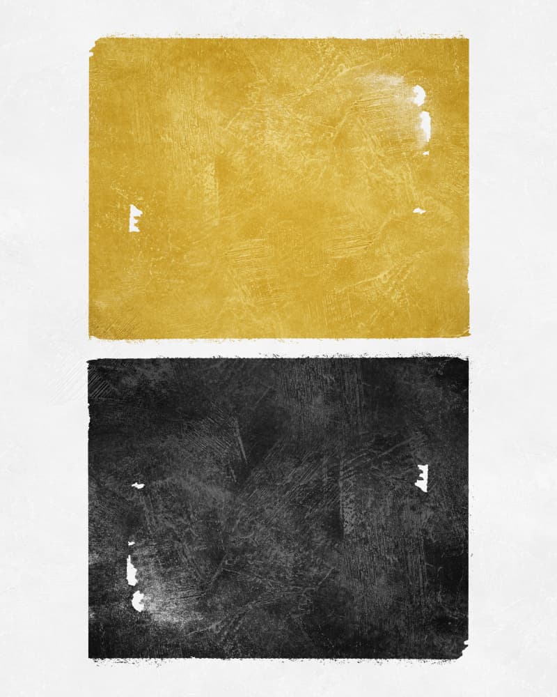 Modern Gold Black Contrast by Ema Paraschiv — canvas wall art