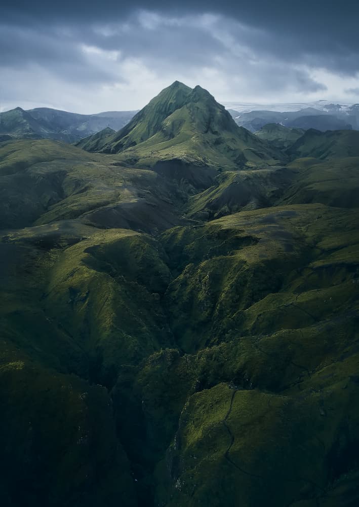 Green Mountain Valley by Javier de la Torre — canvas wall art