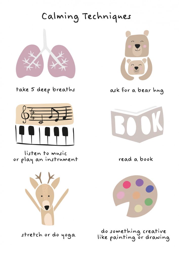 Gentle Calming Techniques by Sarah Manovski — canvas wall art