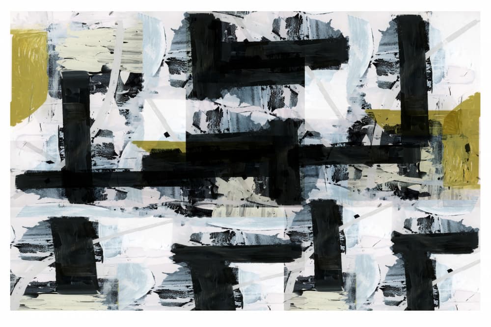 Bold Geometric Abstract by cartissi — canvas wall art