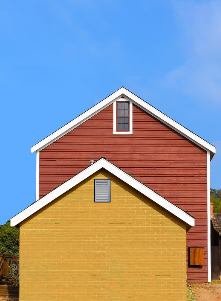 Vibrant Stacked Houses by Arnon Orbach — canvas wall art