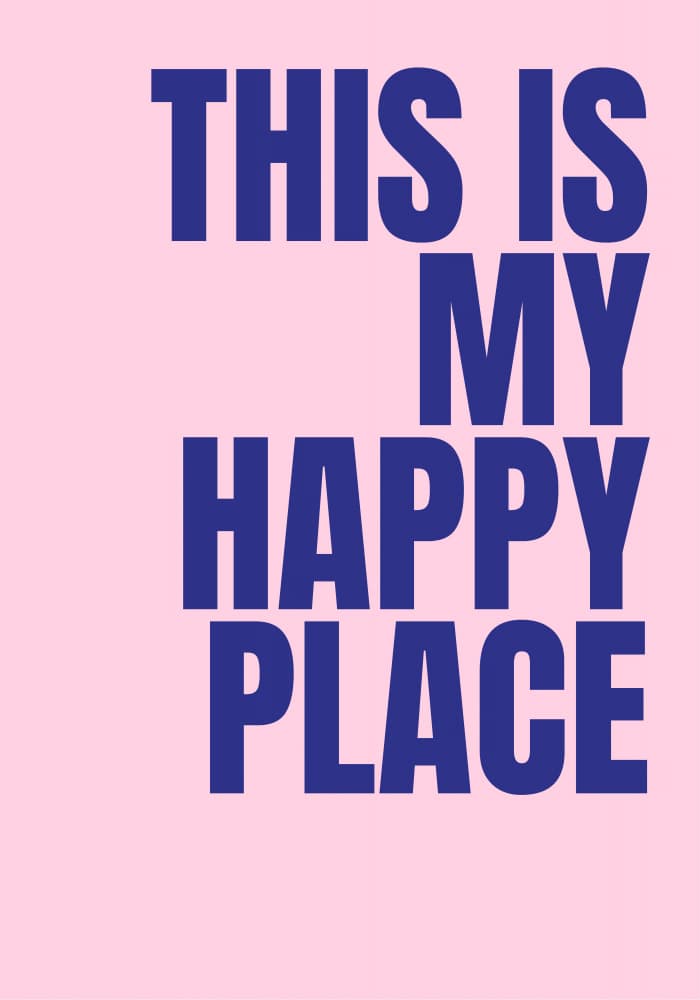 My Happy Place by Athene Fritsch — canvas wall art
