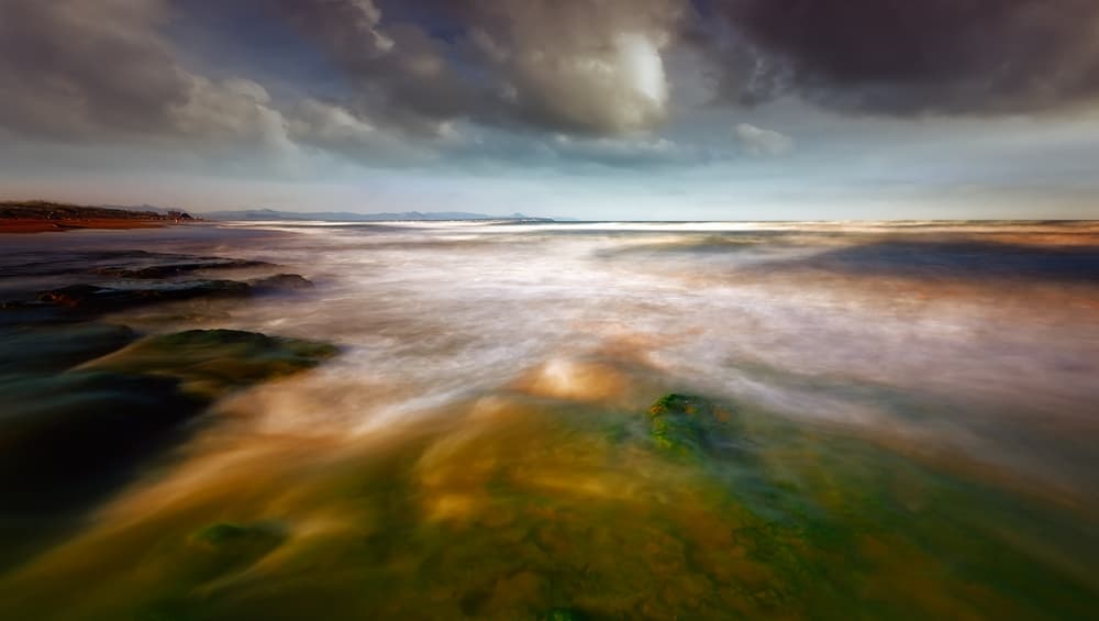 Ethereal Coastal Flow by Piotr Krol (Bax) — canvas wall art