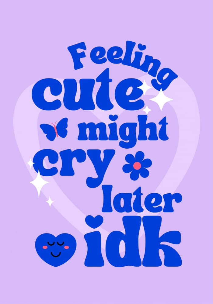 Relatable Cute Quote by Athene Fritsch — canvas wall art