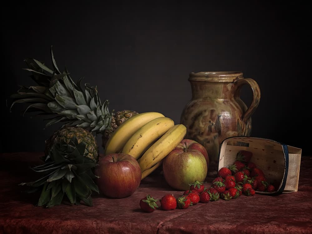 Rustic Fruit Still Life by alberti Patrick — canvas wall art