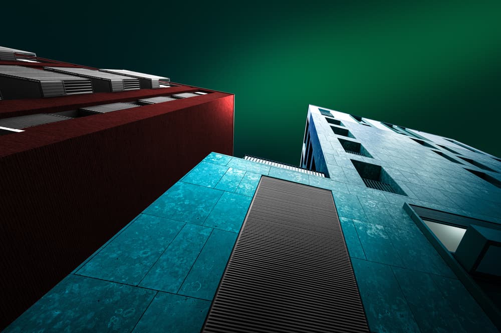 Modern Urban Angles by Marc Huybrighs — canvas wall art
