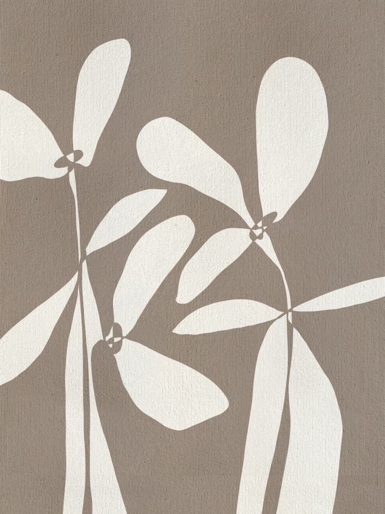 Muted Petals No 4 by Shatha Al Dafai — canvas wall art