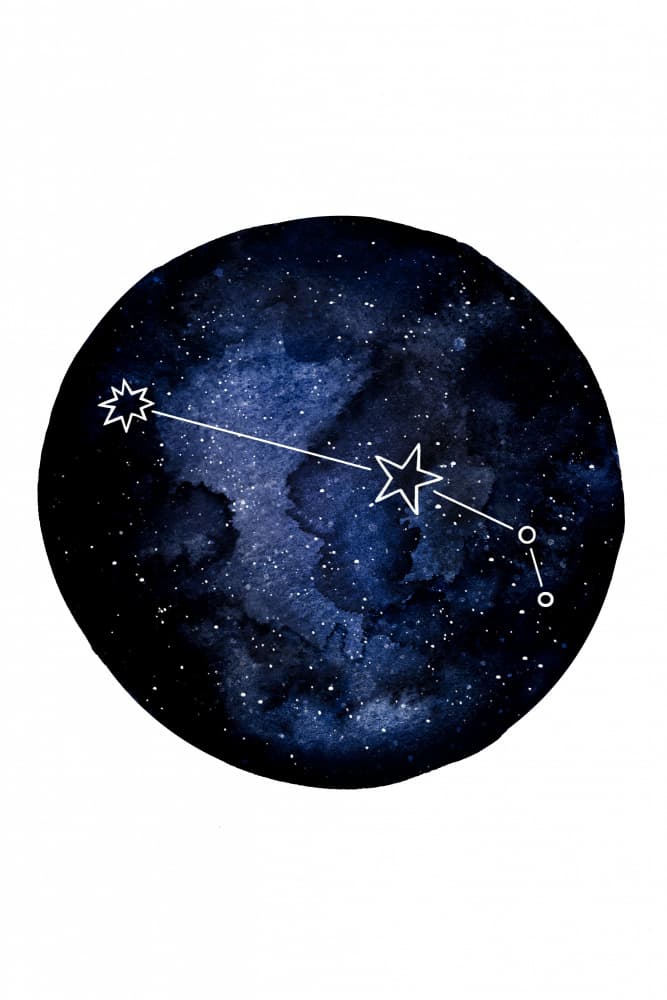 Cosmic Aries Constellation by EMELIEmaria — canvas wall art