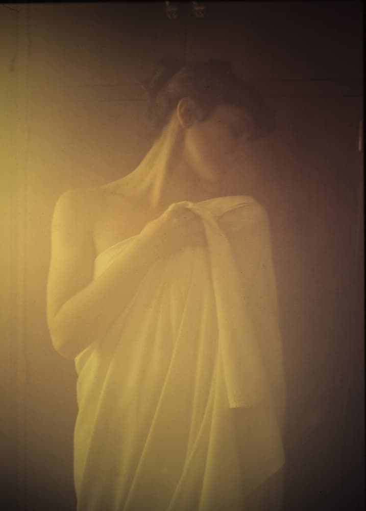 Soft Light Draped Woman by Jois Domont ( J.L.G.) — canvas wall art