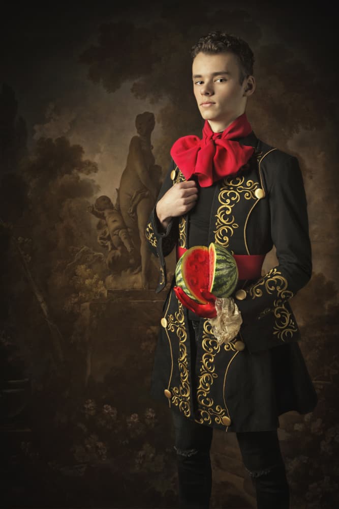 Regal Man Watermelon by Carola Kayen-Mouthaan — canvas wall art