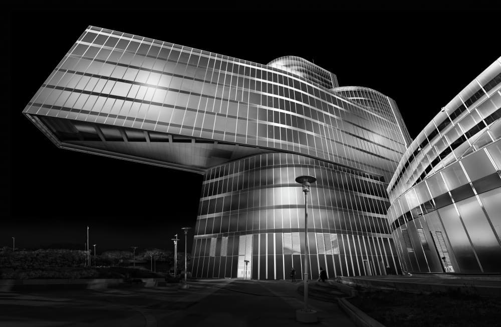 Sleek Modern Architecture by jordiegeatorrent — canvas wall art