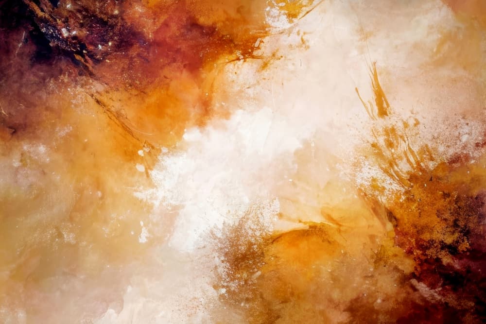 Warm Abstract Flow by Alpenglow Workshop — canvas wall art