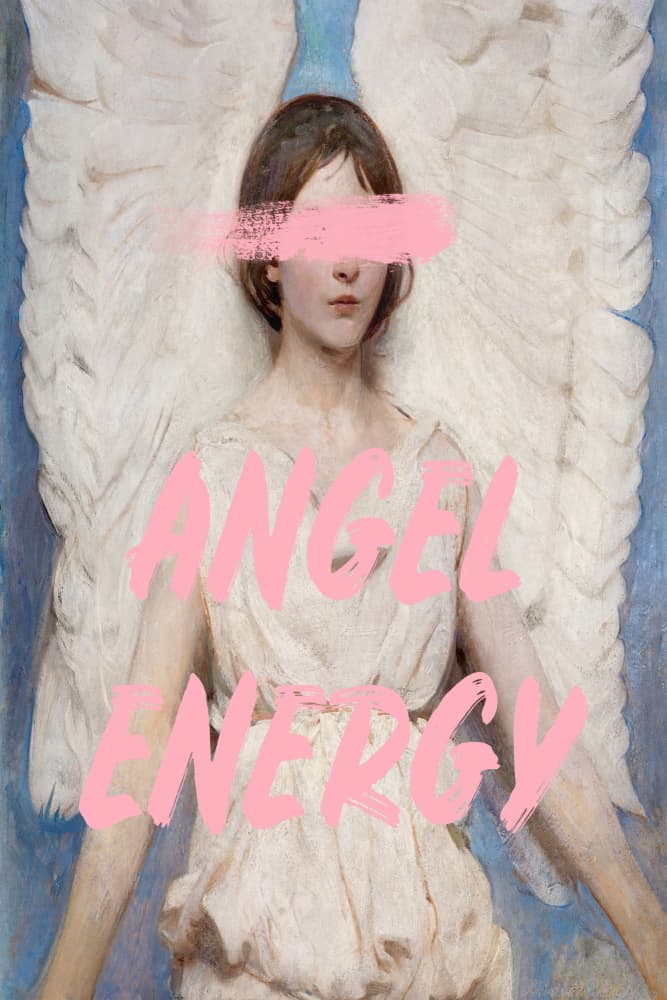 Pink Angel Energy by Talitha McQueen — canvas wall art
